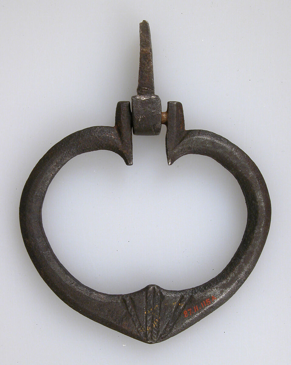 Door handle, Iron, German 