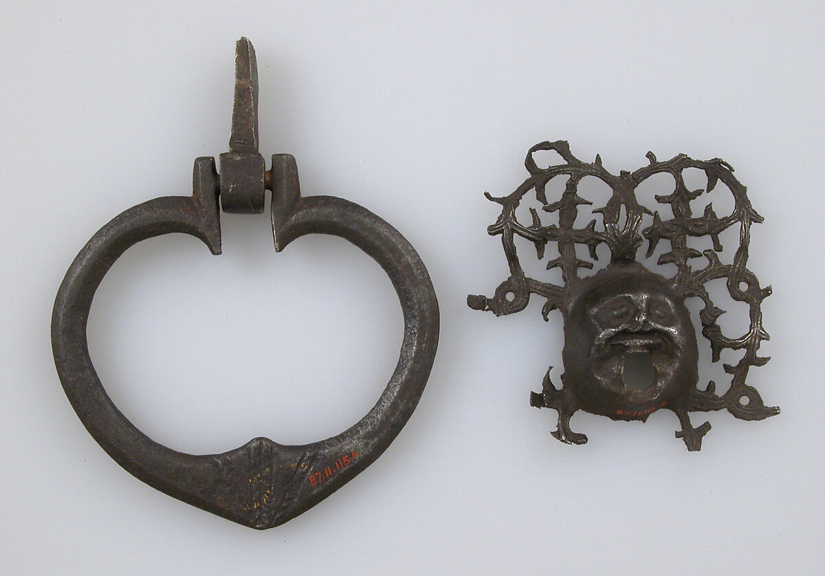 Escutcheon Plate, Iron, German