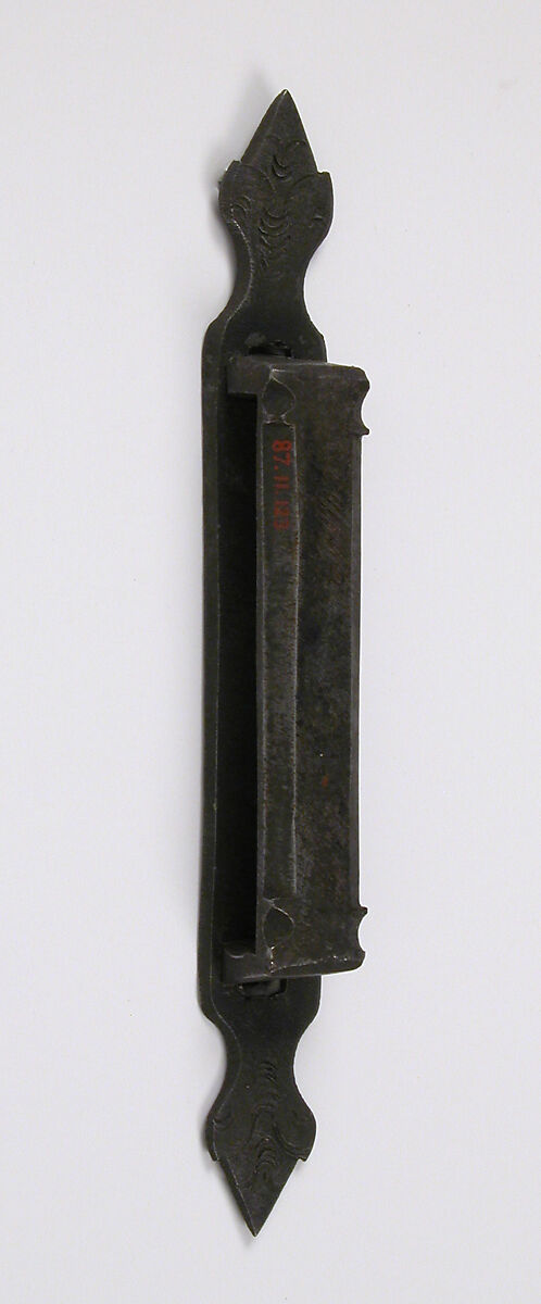 Stanchion-Plate or Staple, Iron, German 