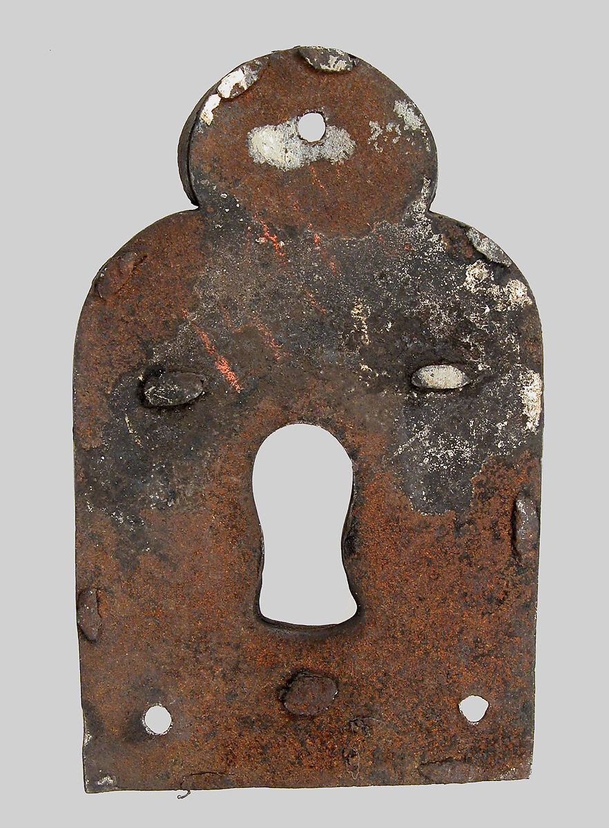 Escutcheon Plate, Iron, European