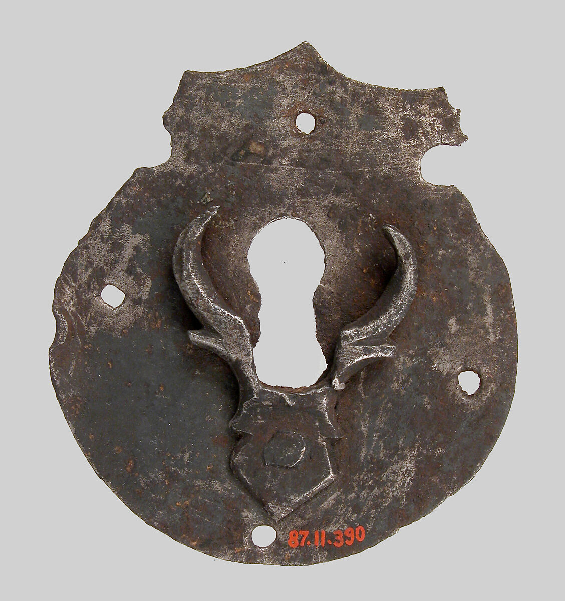 Escutcheon plate, Iron, German 