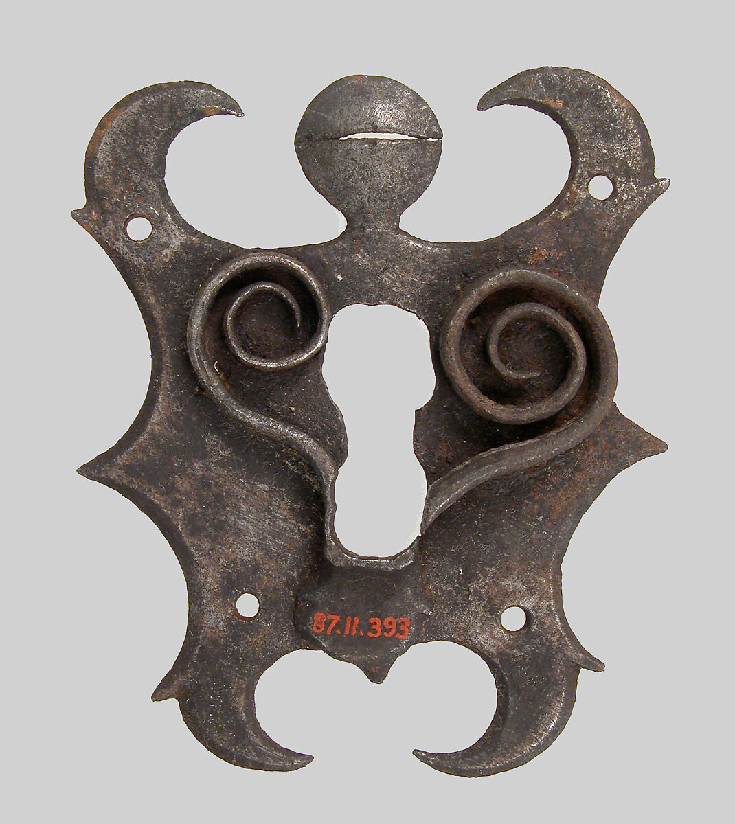 Escutcheon plate, Iron, German 