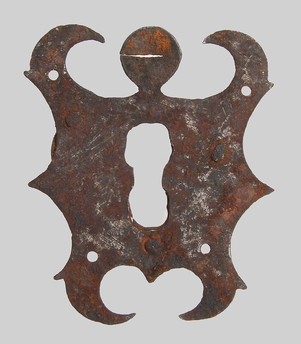 Escutcheon plate, Iron, German