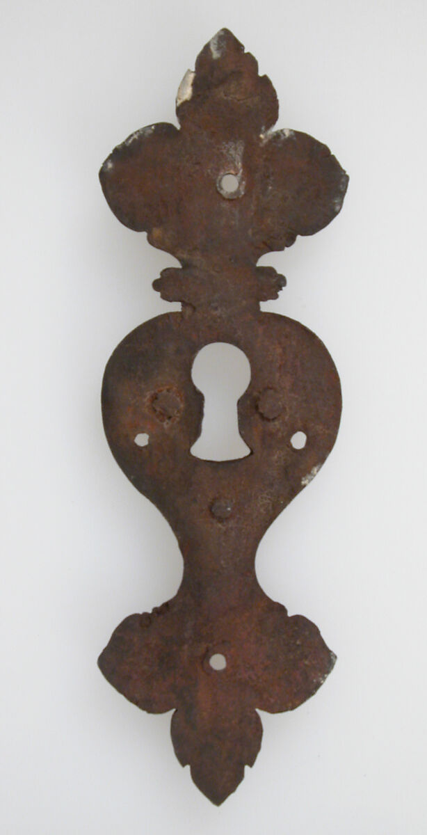 Escutcheon plate, Iron, German