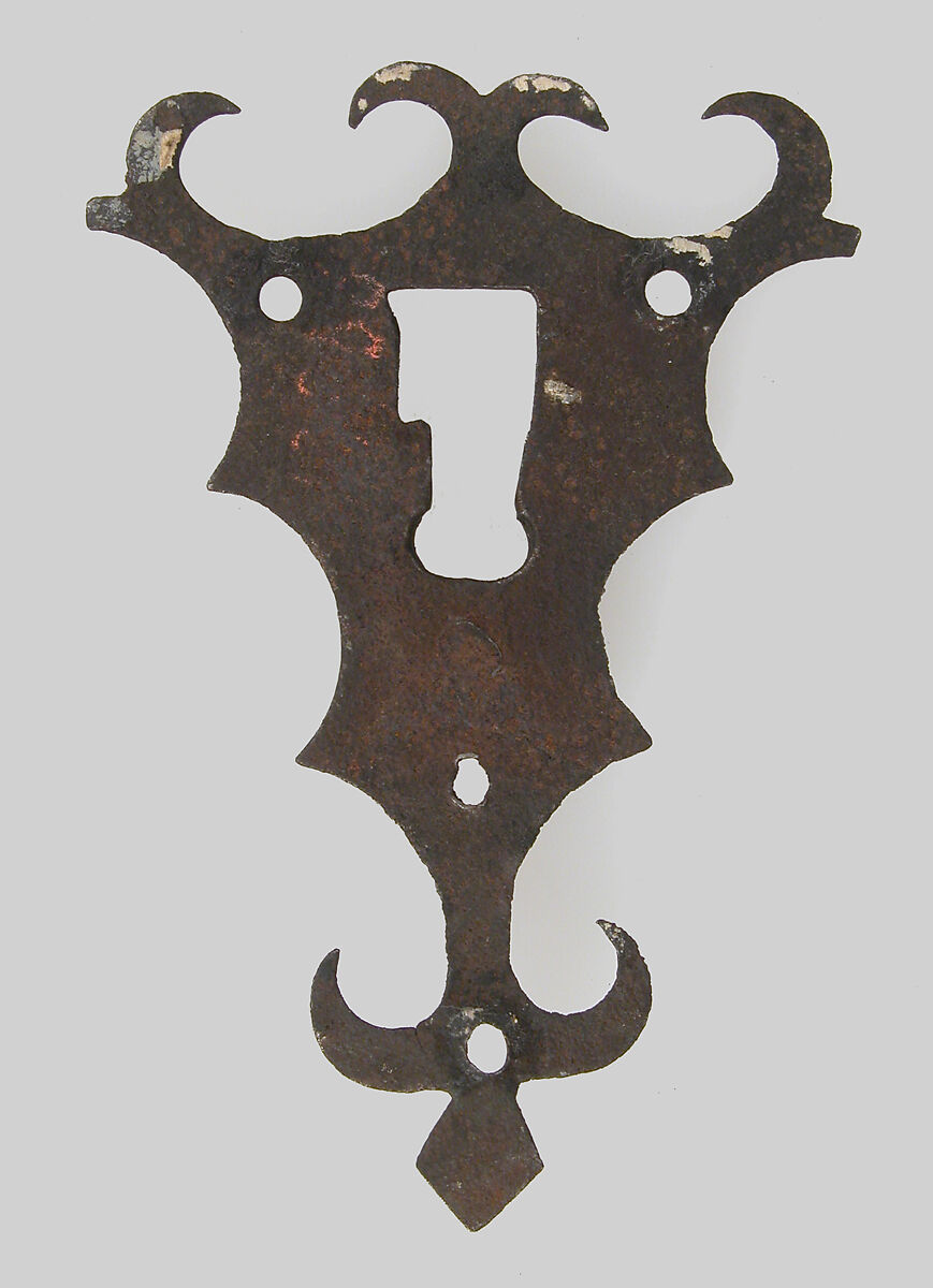 Escutcheon plate, Iron, German