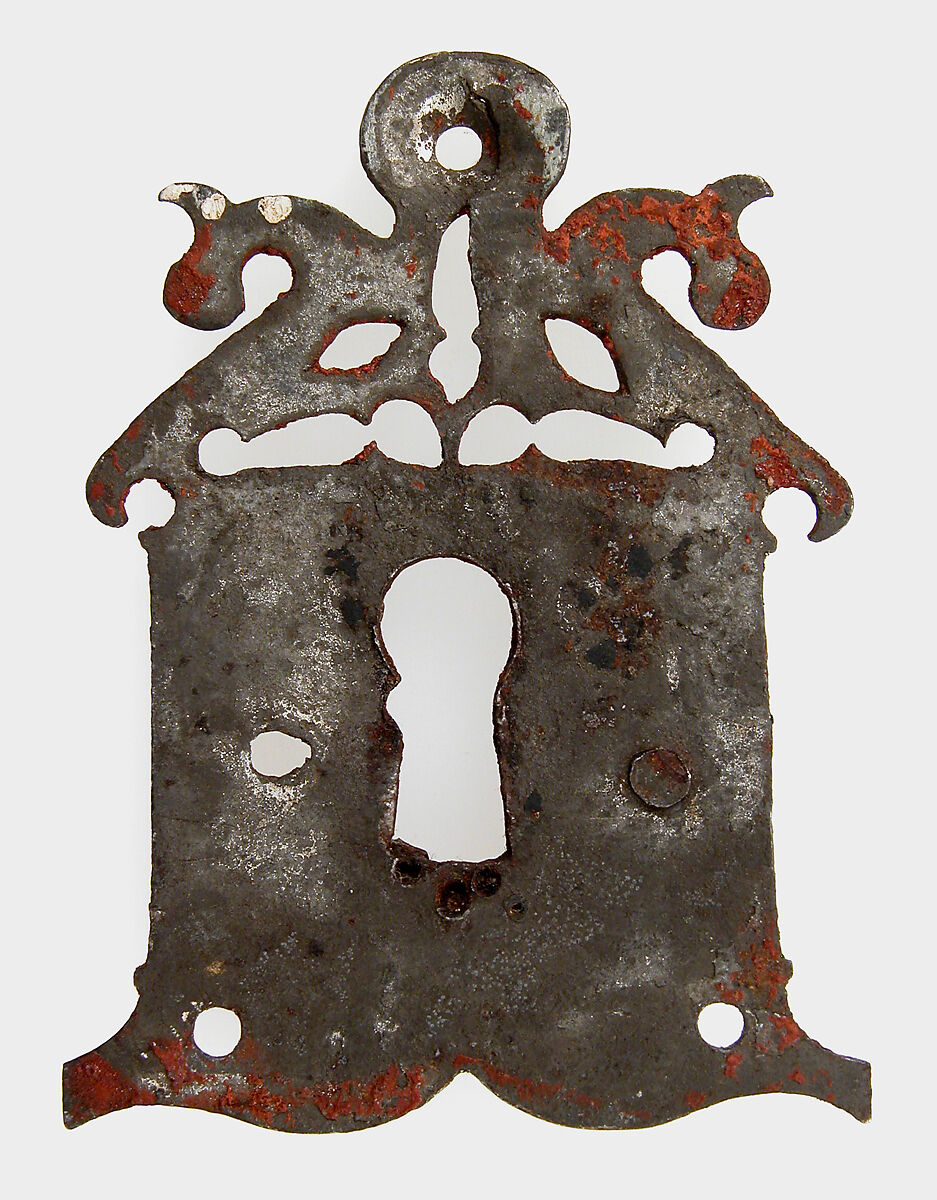 Escutcheon plate, Iron, German