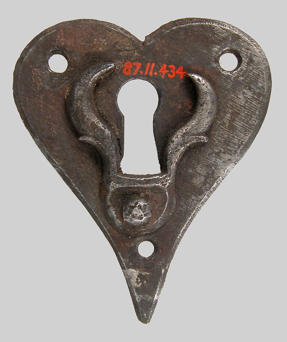 Escutcheon plate, Iron, German 