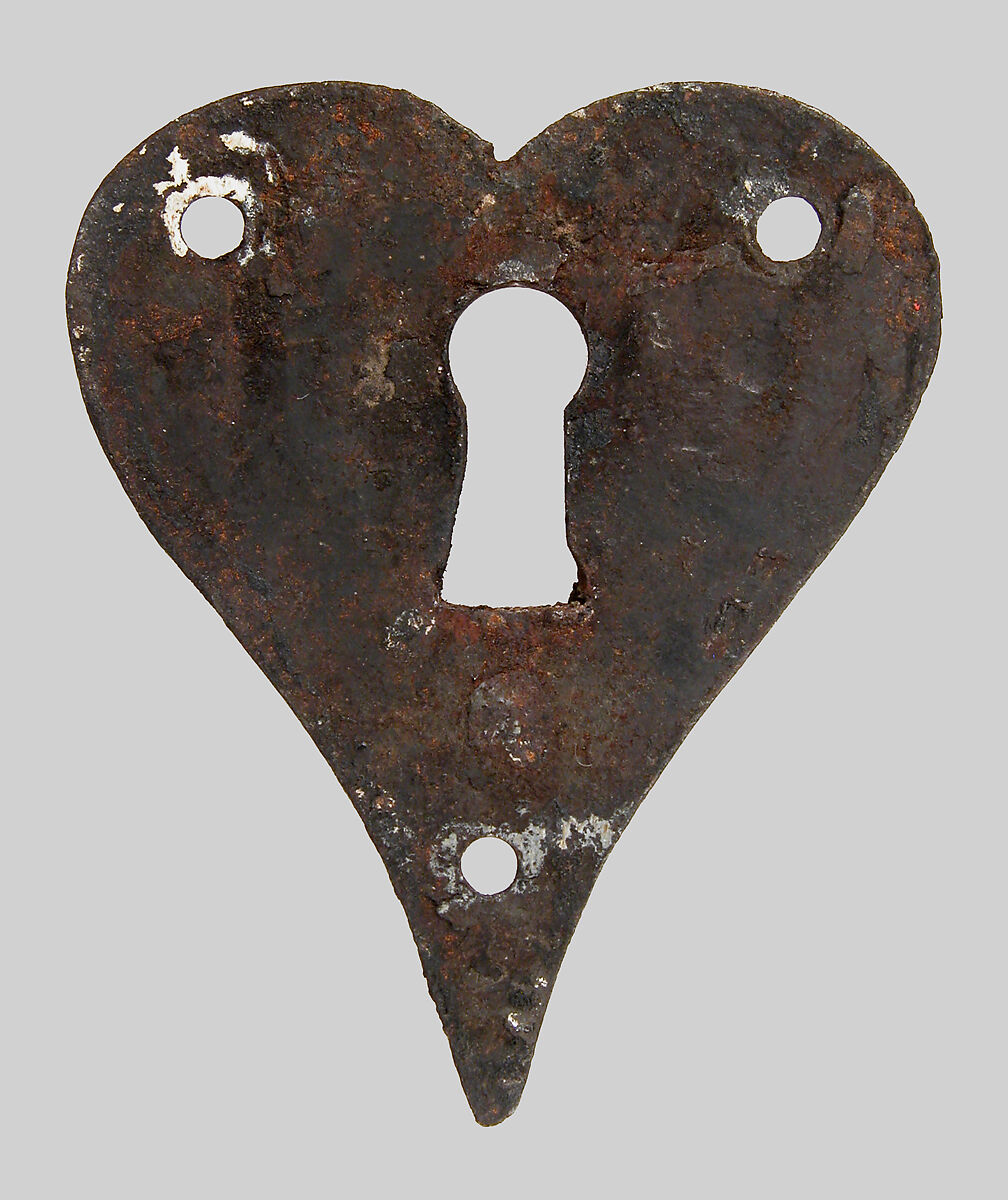Escutcheon plate, Iron, German