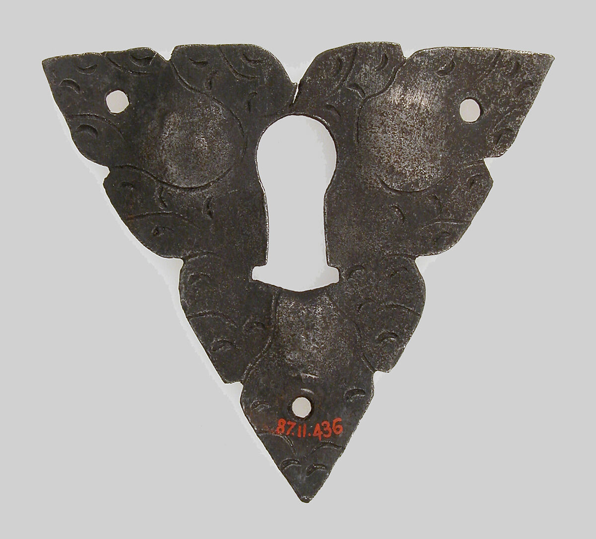 Escutcheon plate, Iron, German 