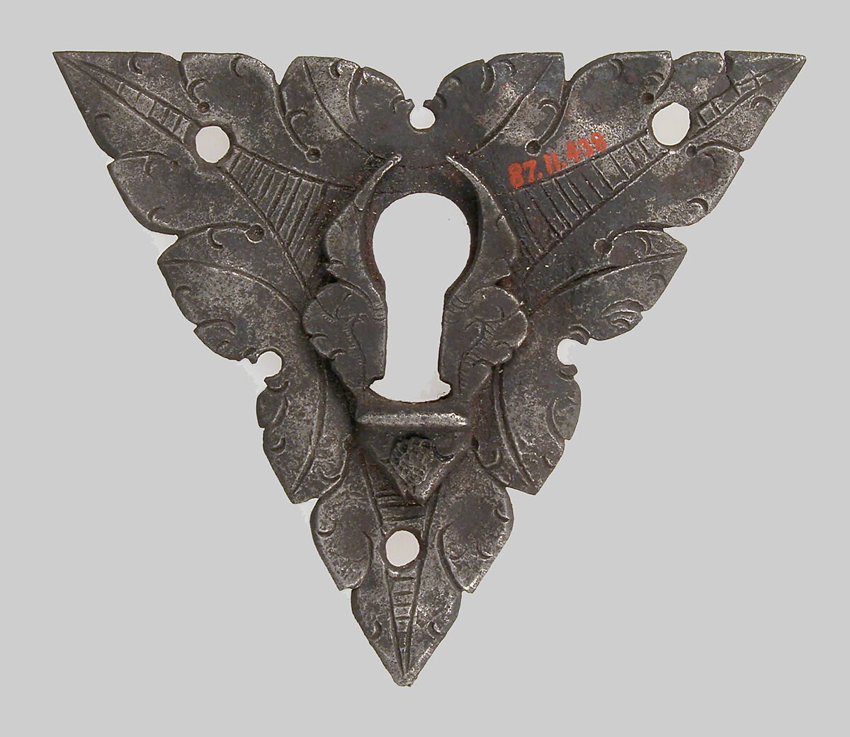 Escutcheon plate, Iron, German 