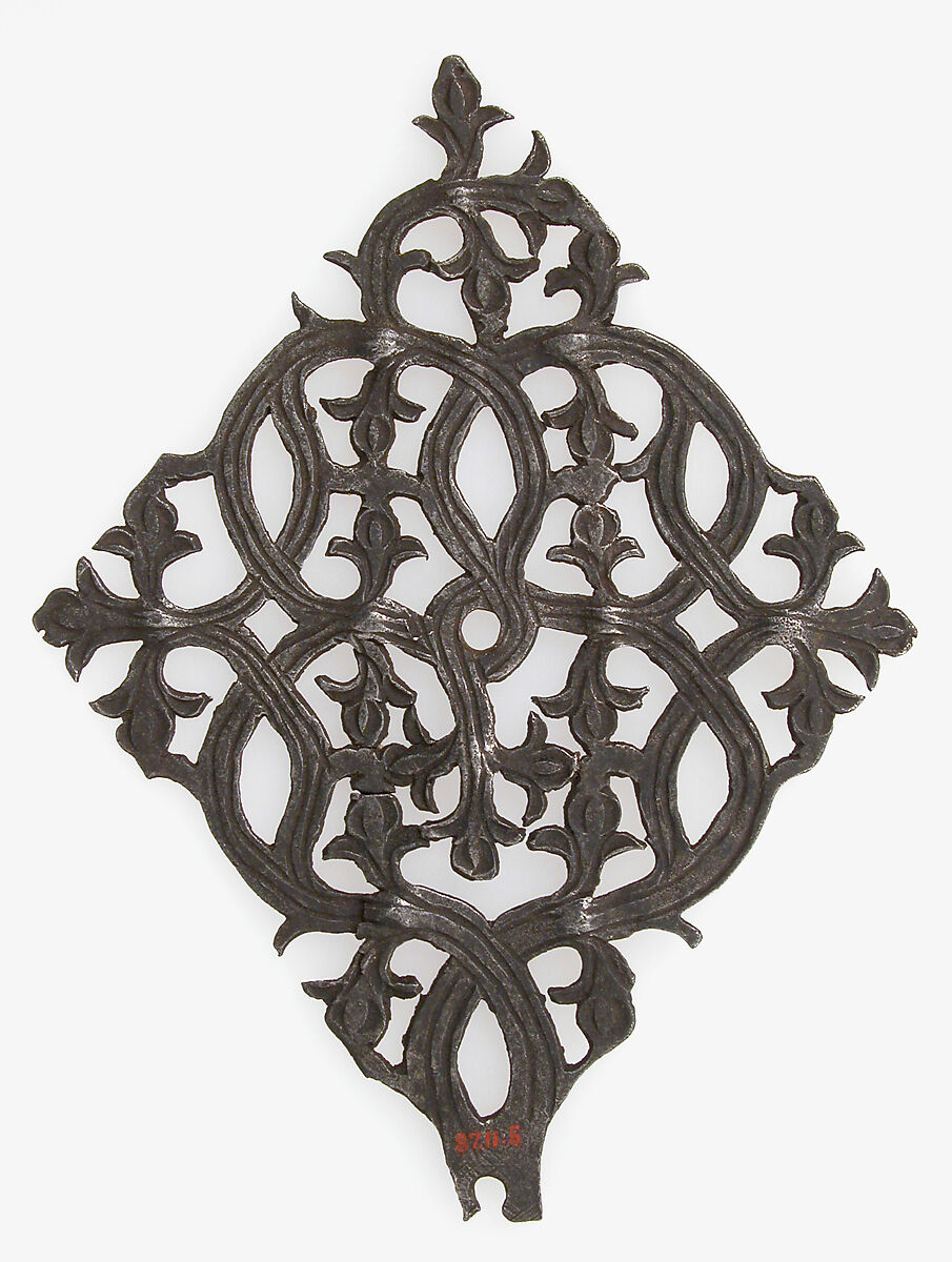 Tip of door band, Iron, German 