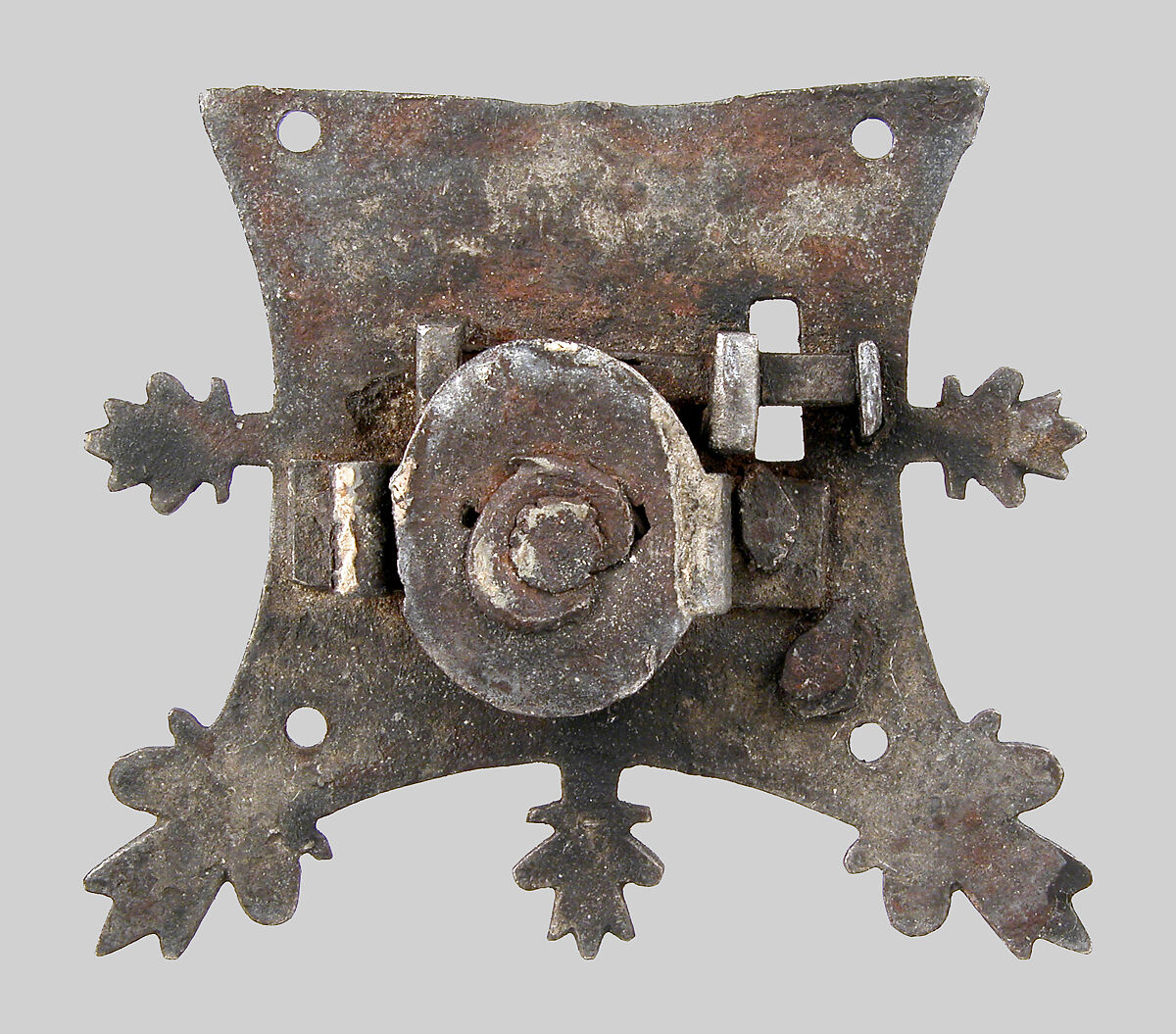 Mortise lock, Iron, French