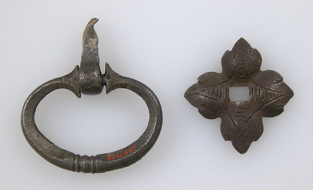 Door handle, Iron, German