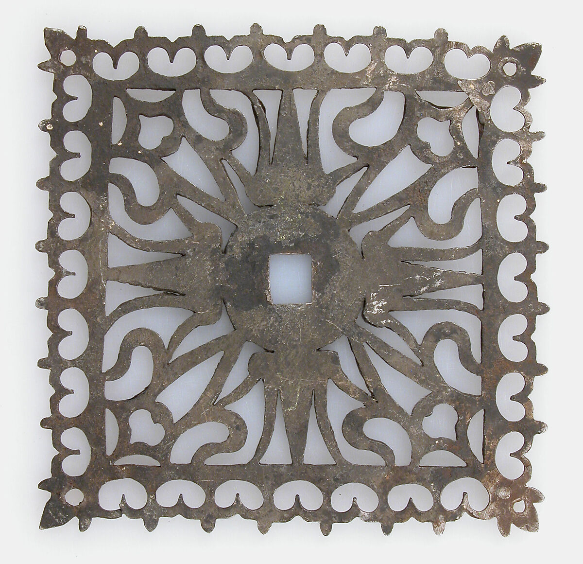 Door plate, Iron, German