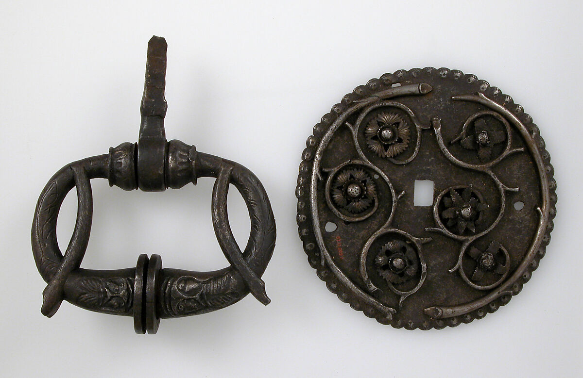 Door handle or knocker, Iron, German