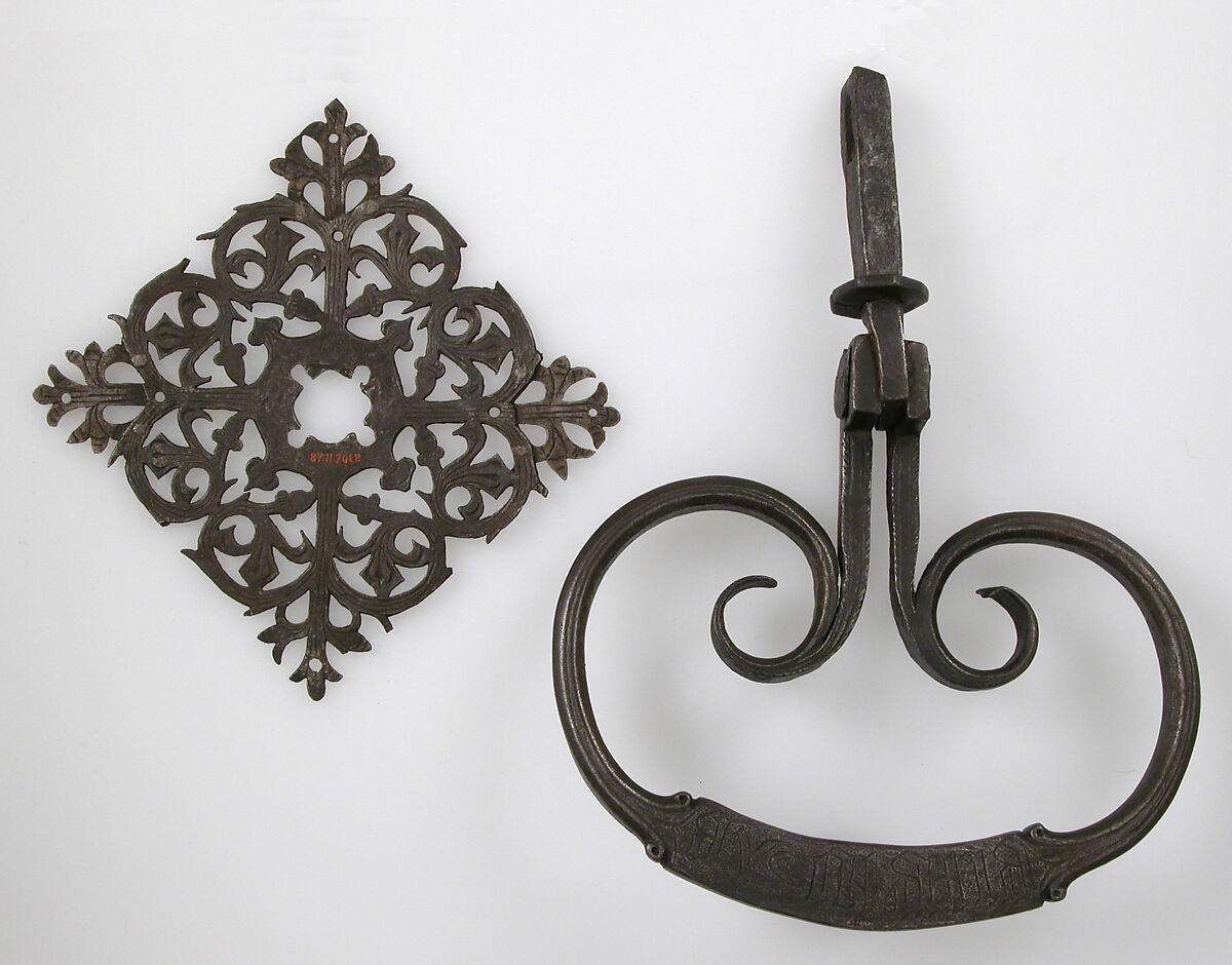 Door knocker, Iron, German