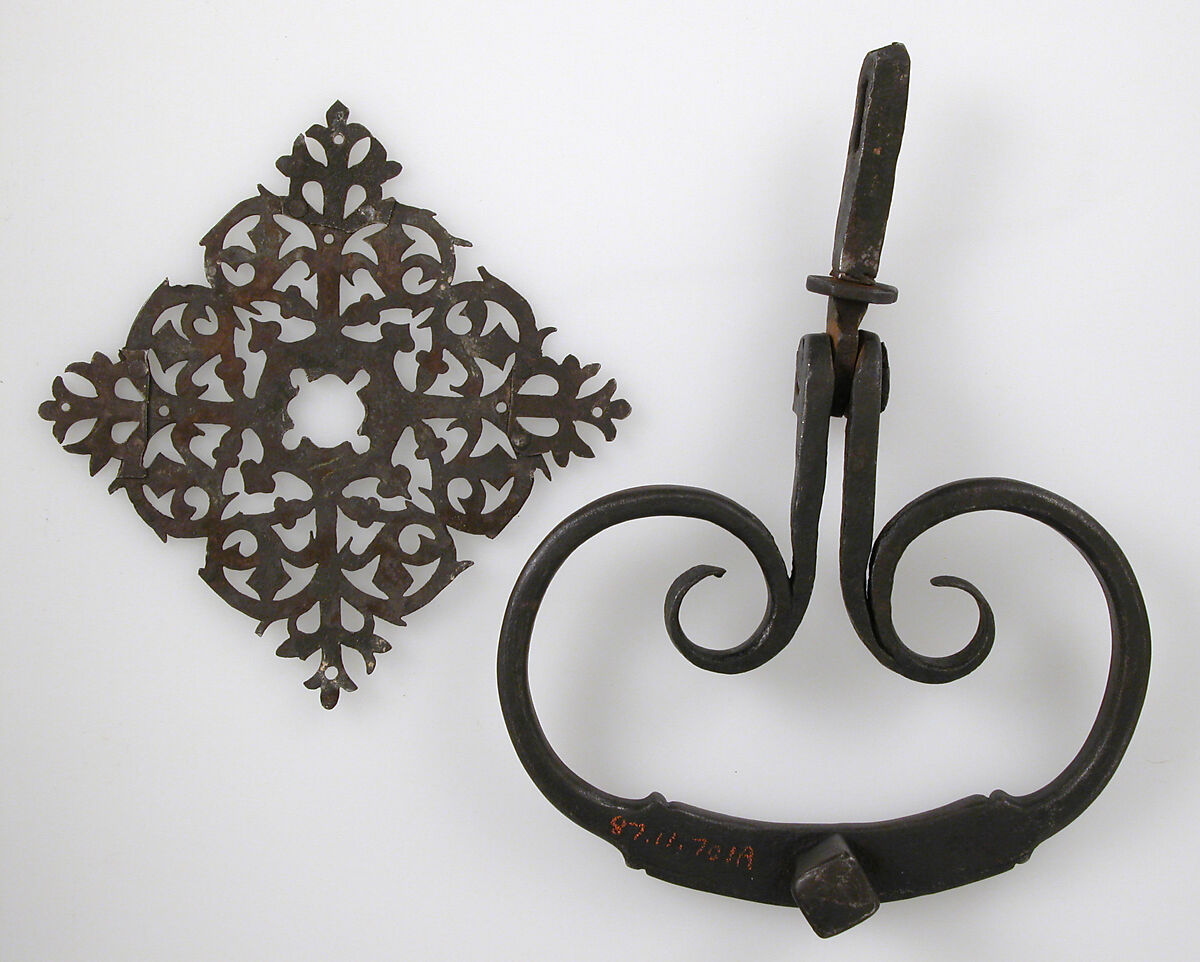 Door knocker, Iron, German