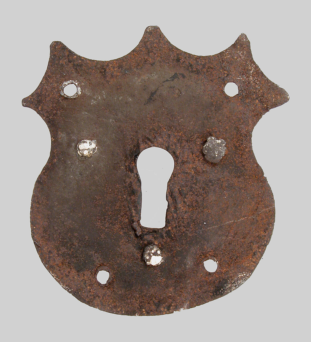 Escutcheon Plate, Iron, German