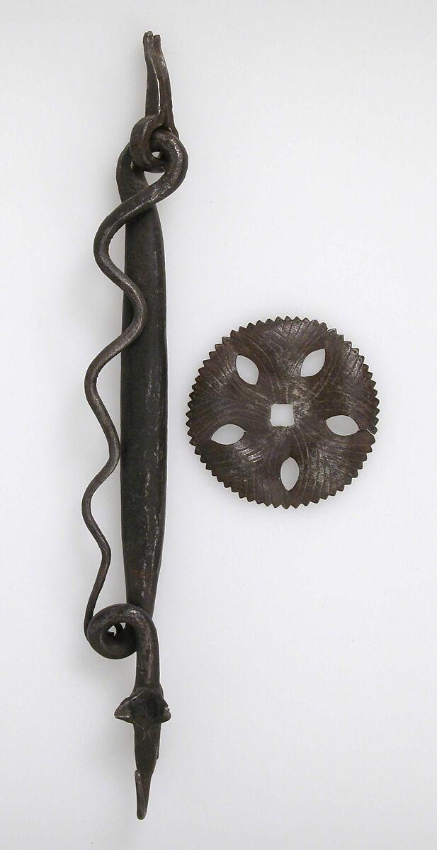 Door Rasp, Wrought Iron, German