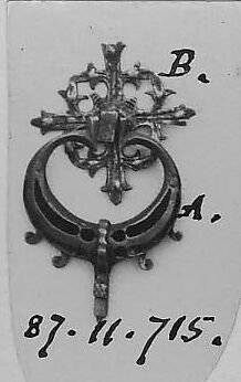 Door Handle, Iron, German