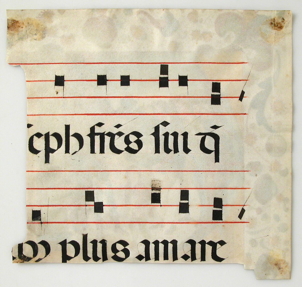 Manuscript Illumination with Joseph Sold by His Brothers in an Initial V, from an Antiphonary, Giovanni Pietro da Cemmo (Italian, active 1474–1507), Tempera, ink and gold on parchment; leather binding, Italian