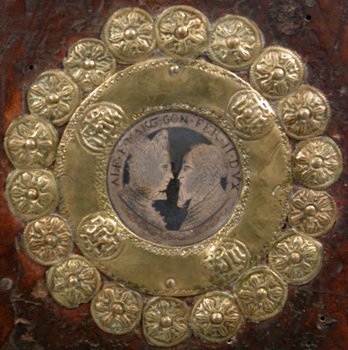 Antiphonary, Tempera, ink and gold on paper; leather binding, Spanish