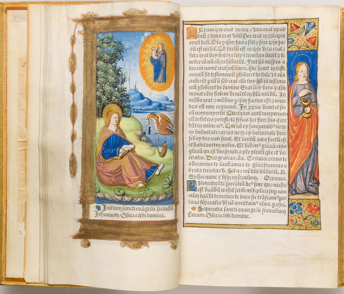 Book of Hours, Gilles Hardouyn (French), Tempera, ink and gold on parchment; leather binding, French