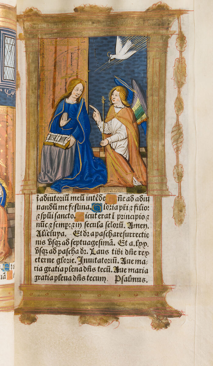 Book of Hours, Gilles Hardouyn (French), Tempera, ink and gold on parchment; leather binding, French