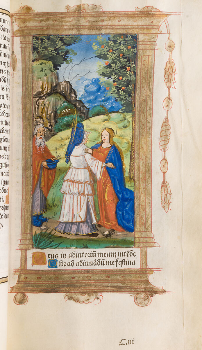 Book of Hours, Gilles Hardouyn (French), Tempera, ink and gold on parchment; leather binding, French