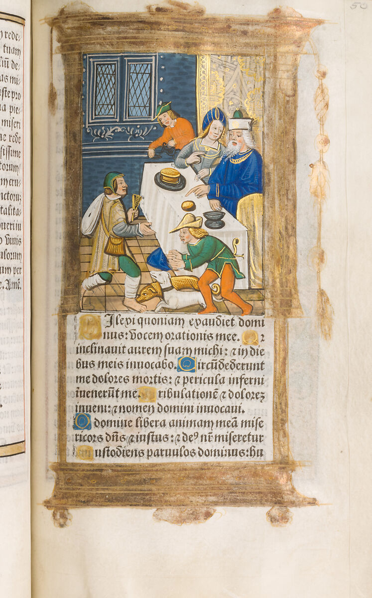 Book of Hours, Gilles Hardouyn (French), Tempera, ink and gold on parchment; leather binding, French