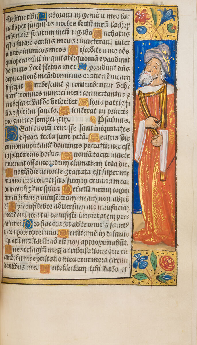 Book of Hours, Gilles Hardouyn (French), Tempera, ink and gold on parchment; leather binding, French