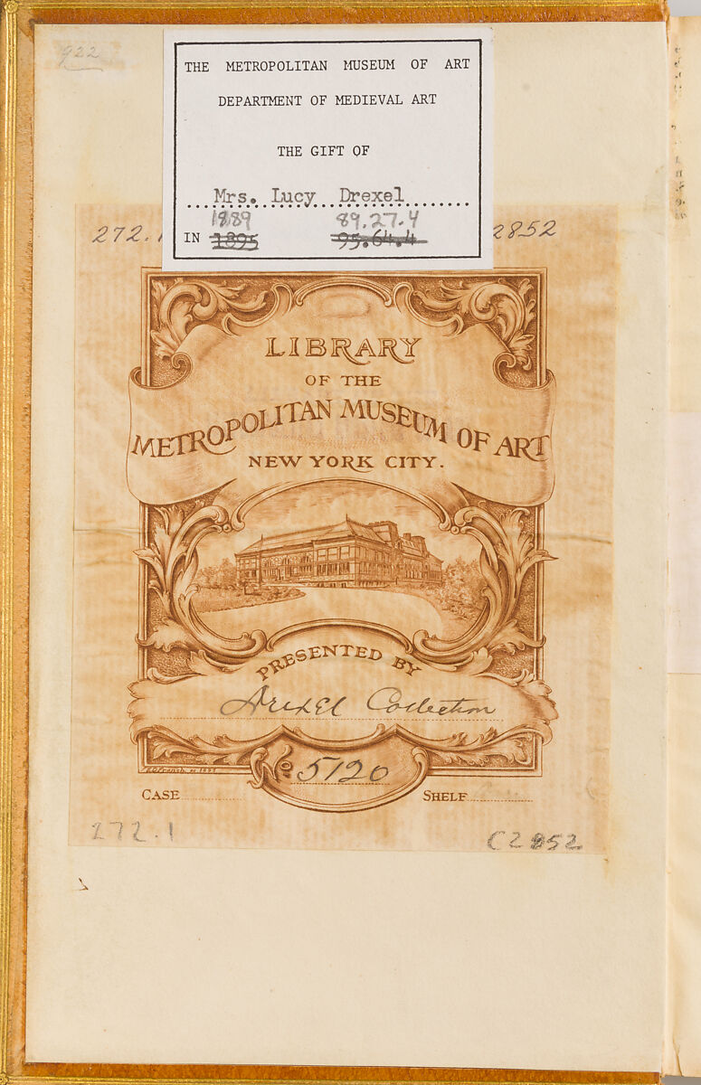 Book of Hours, Gilles Hardouyn (French), Tempera, ink and gold on parchment; leather binding, French