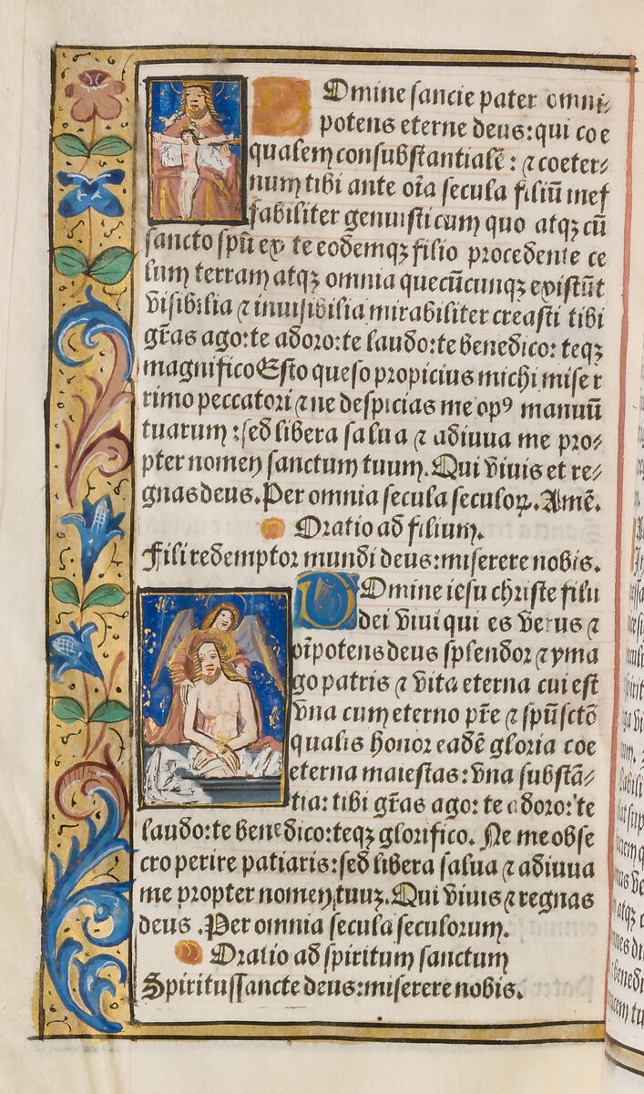 Book of Hours, Gilles Hardouyn (French), Tempera, ink and gold on parchment; leather binding, French