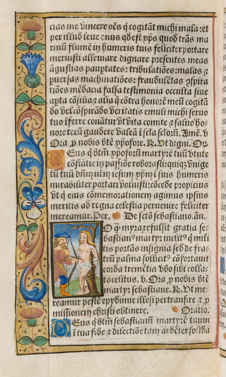 Book of Hours, Gilles Hardouyn (French), Tempera, ink and gold on parchment; leather binding, French