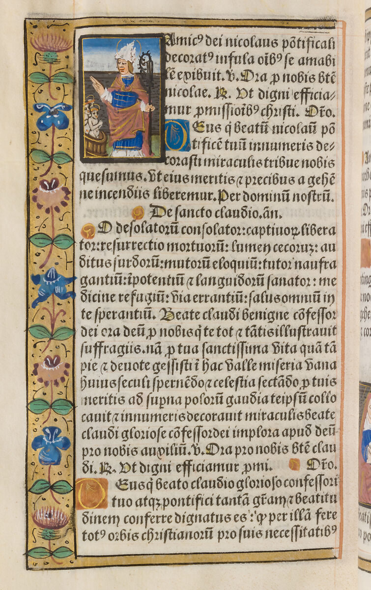 Book of Hours, Gilles Hardouyn (French), Tempera, ink and gold on parchment; leather binding, French