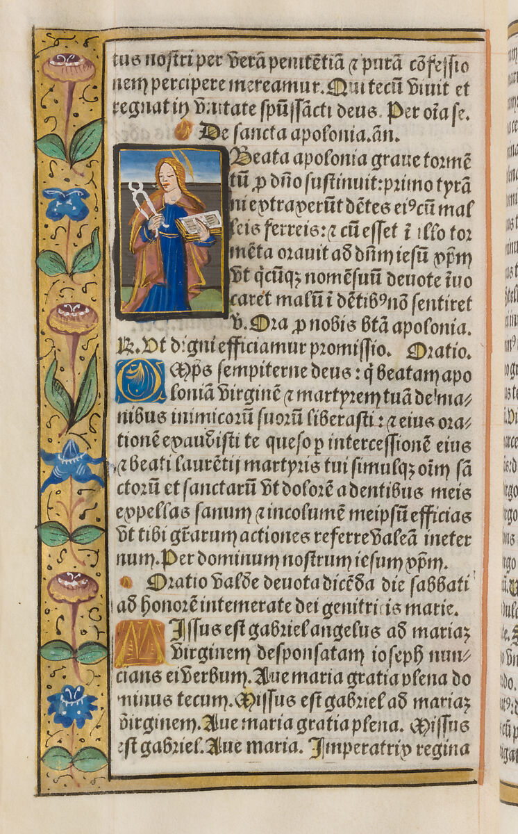 Book of Hours, Gilles Hardouyn (French), Tempera, ink and gold on parchment; leather binding, French