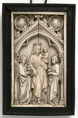 Panel with Virgin and Child with Angels