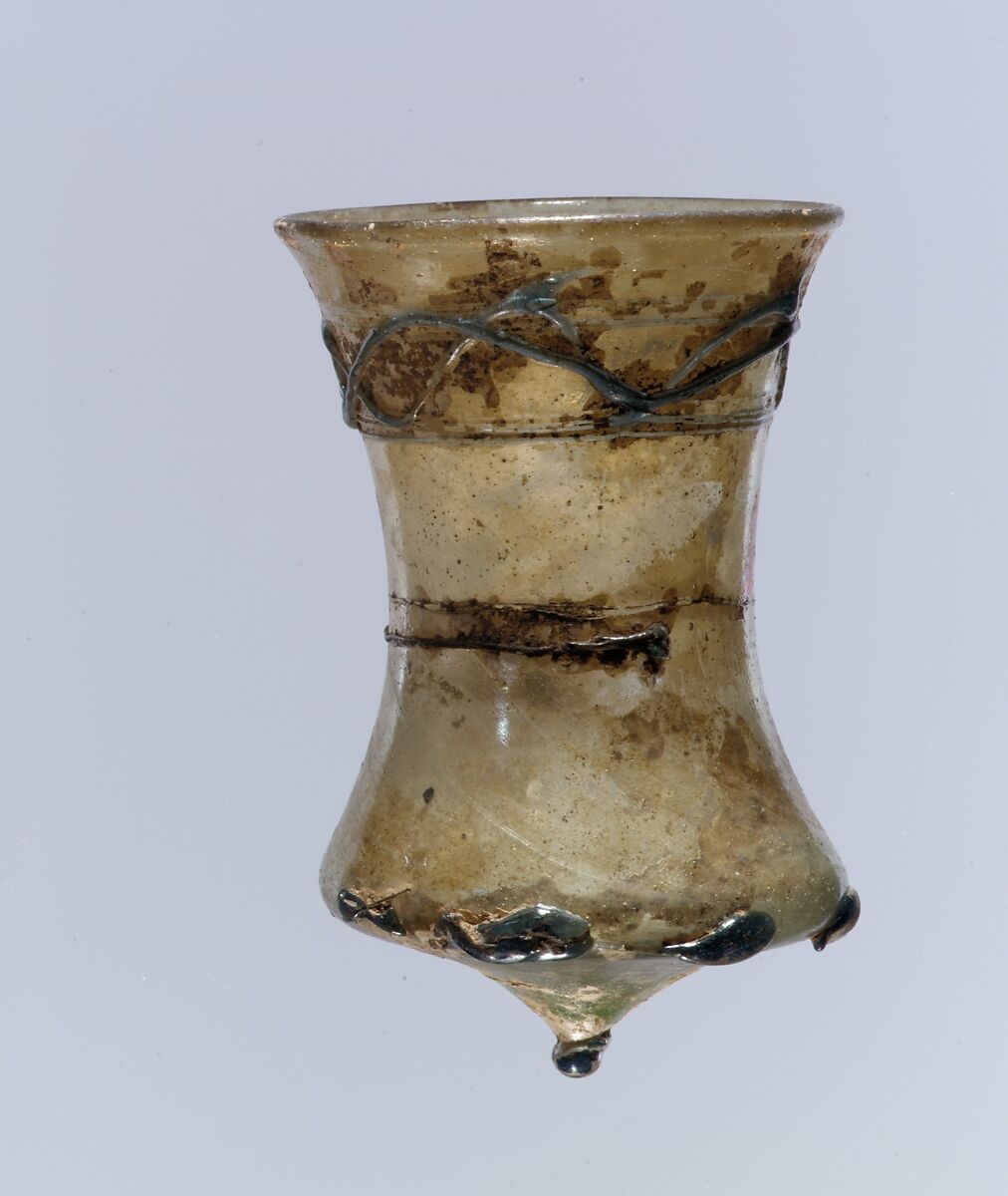 Bell Beaker, Glass, Frankish 