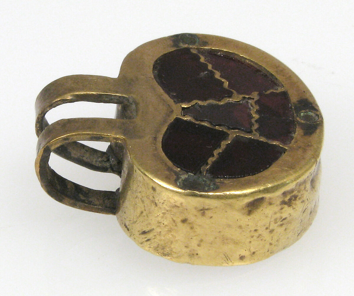 Part of a Shoe Buckle, Gold with garnets, Frankish (?)