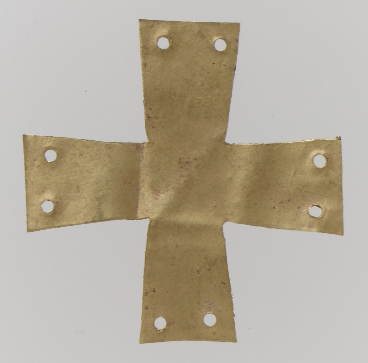 Gold Appliqué in the Form of a Cross