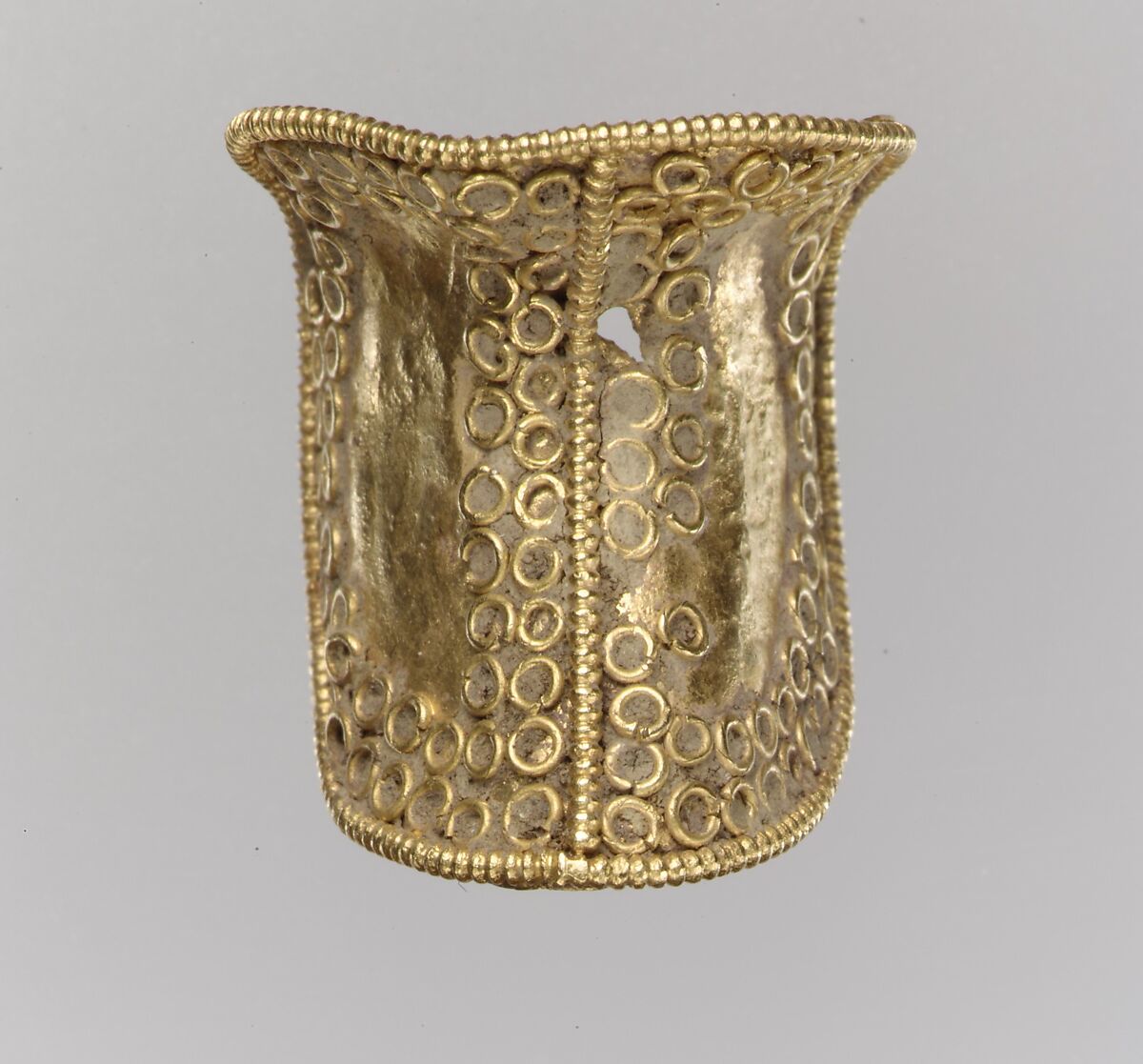 Gold Ornament from a Sword Grip, Gold, Langobardic 