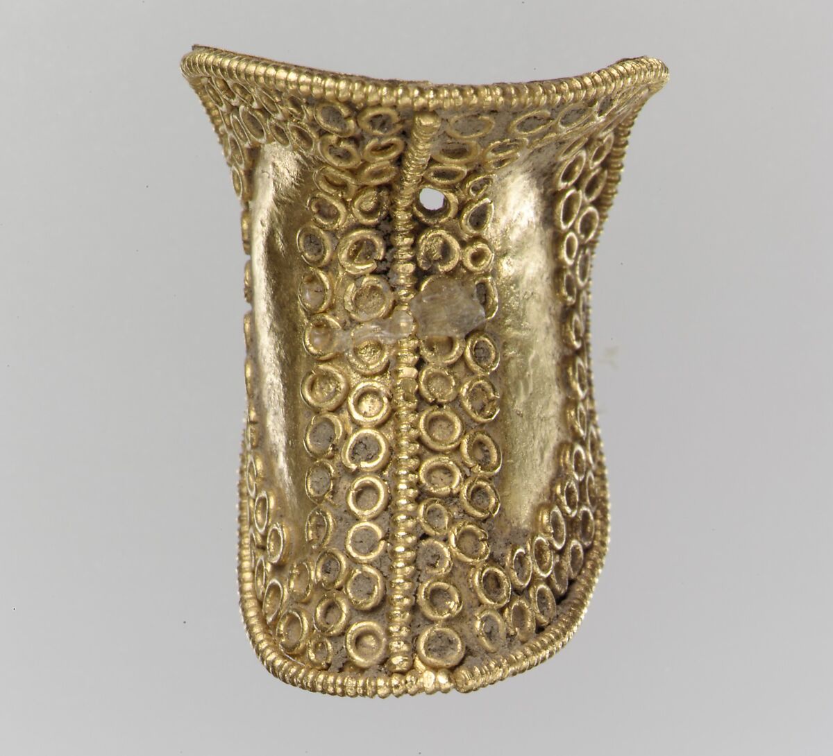 Gold Ornament from a Sword Grip, Gold, Langobardic 