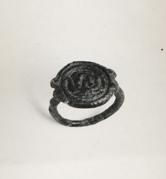 Finger ring, Bronze, Langobardic