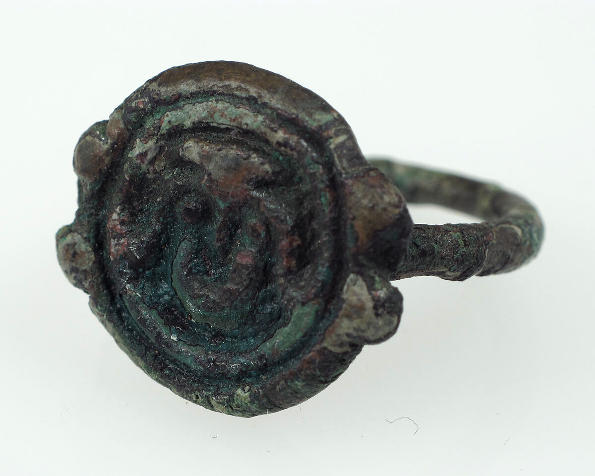 Finger ring, Bronze, Langobardic 