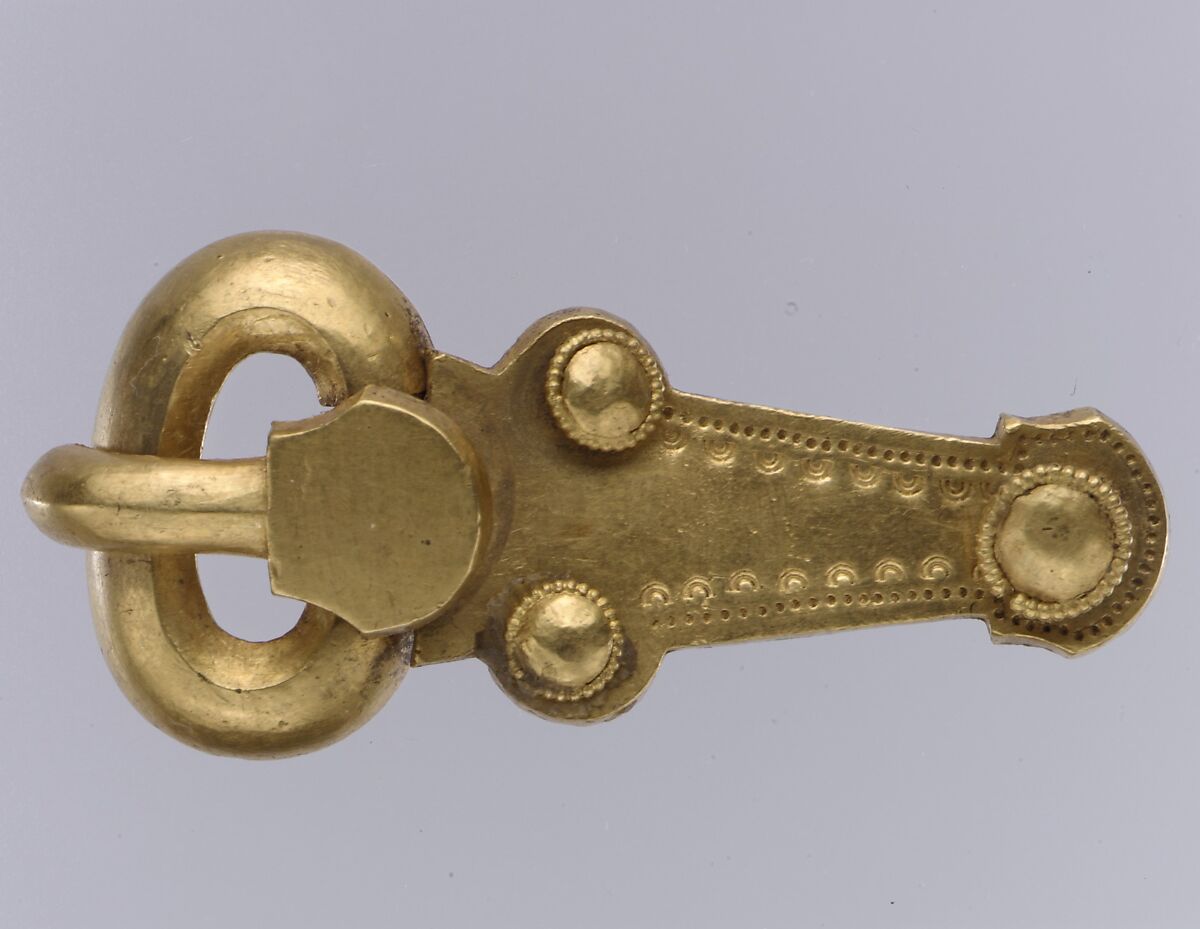 Gold Shoe Buckle, Gold, Langobardic 