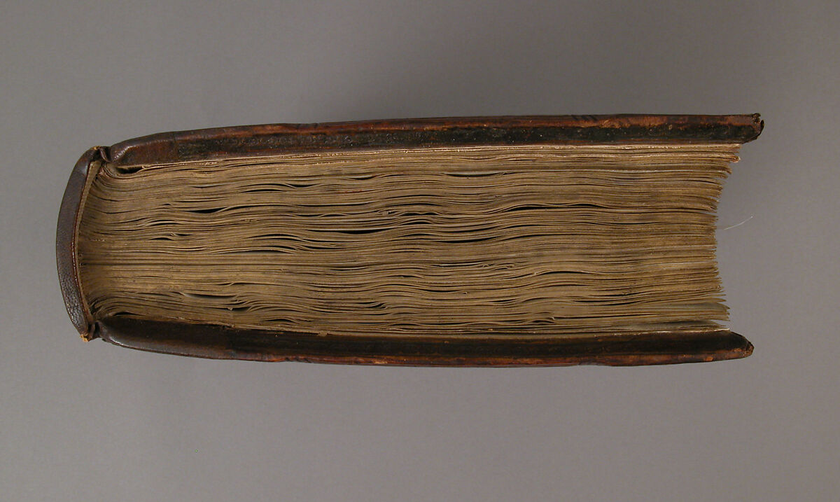 Missal, Tempera, ink, and metal leaf on parchment; leather binding, German