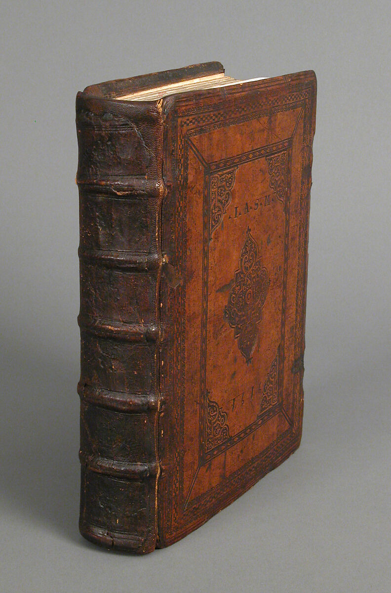 Missal, Tempera, ink, and metal leaf on parchment; leather binding, German