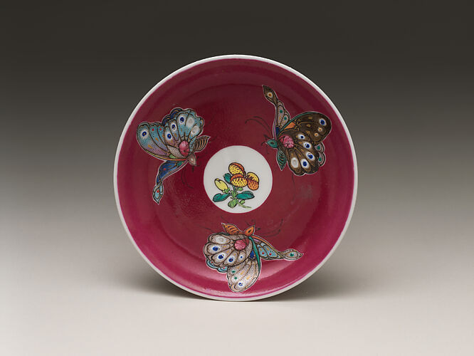 Saucer with Butterflies