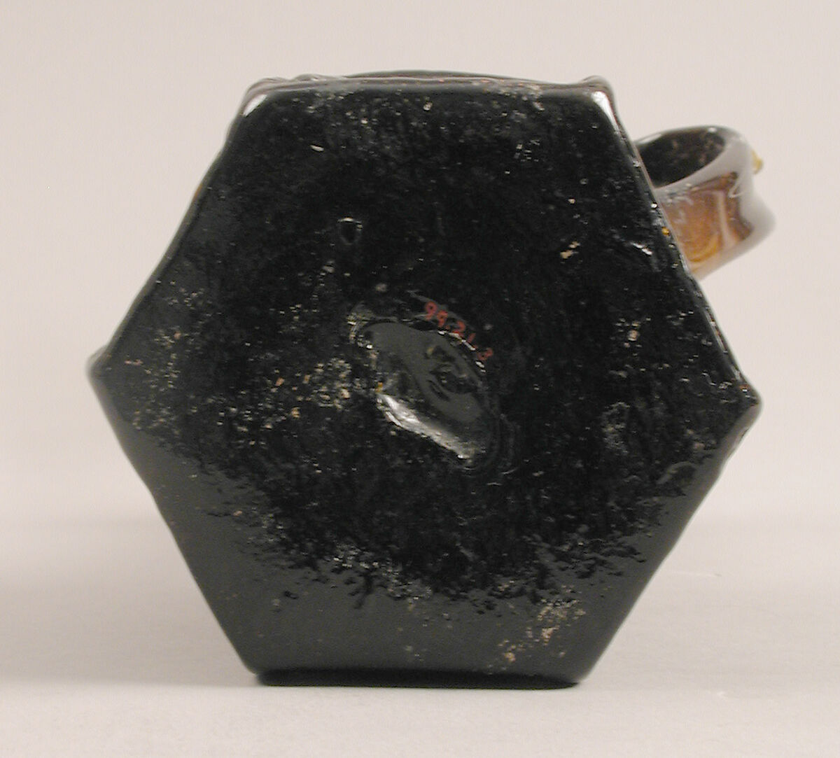 Hexagonal Jug, Moulded glass, Byzantine