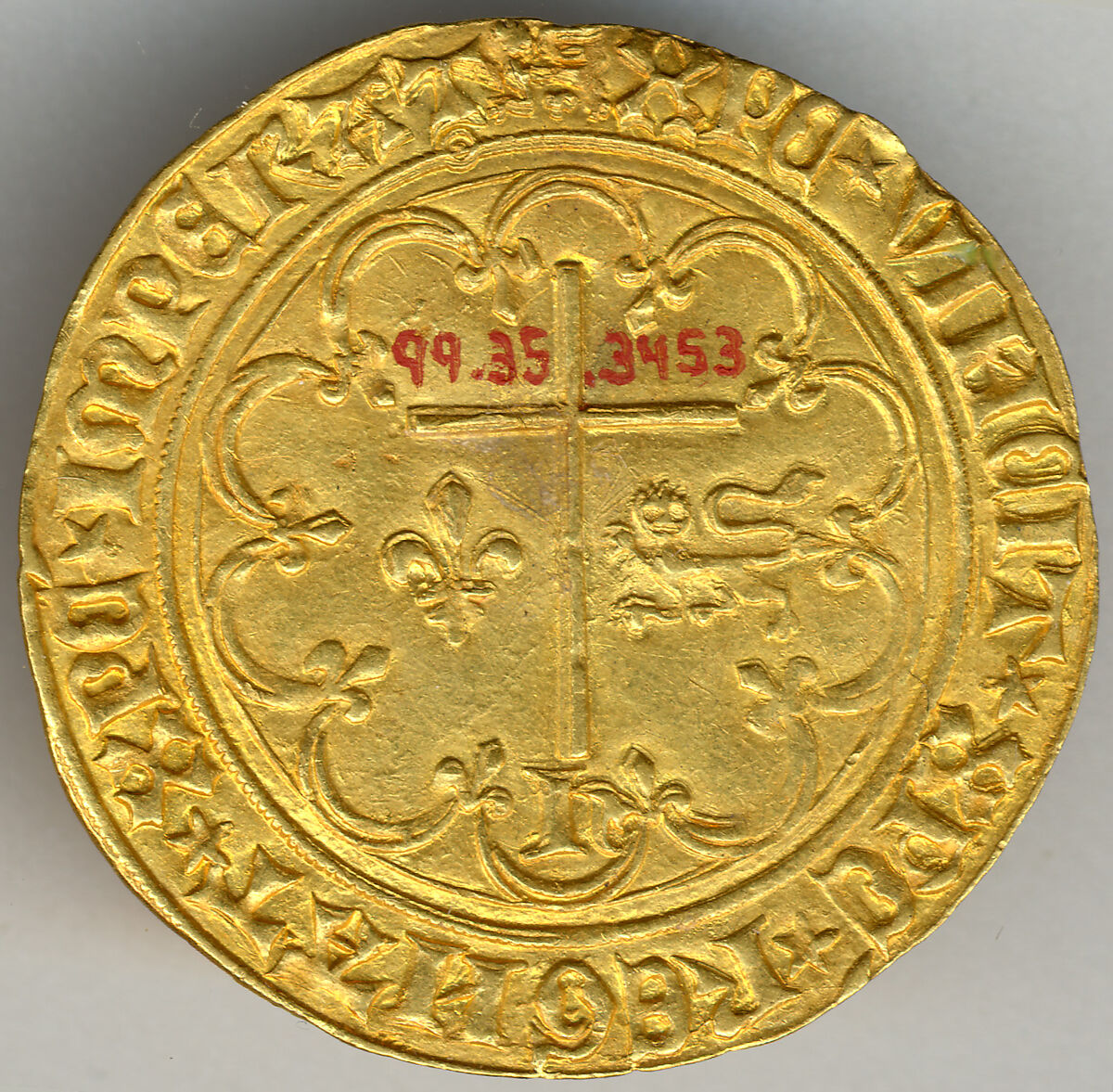 Quarter Noble of Henry VI (1422-61), Gold, British